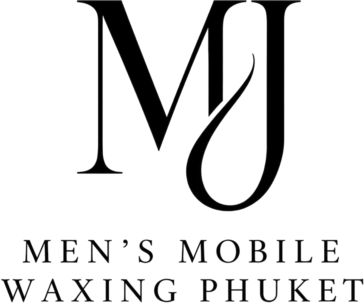 MJ Men's Mobile Waxing Phuket official logo